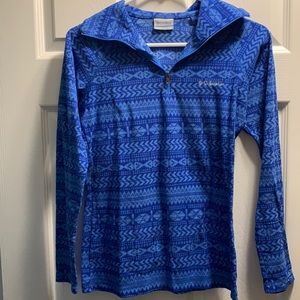 Blue Columbia sweater